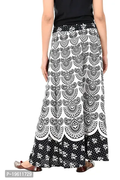 Stunning Black Cotton Printed Palazzo For Women-thumb2