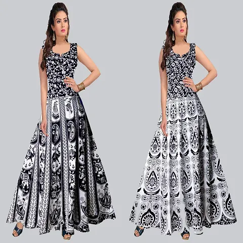 Ranugn 100% Jaipuri Traditional 2 Dress Combo (UCDS2_140)