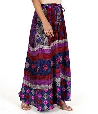 Stunning Purple Cotton Printed Palazzo For Women-thumb1