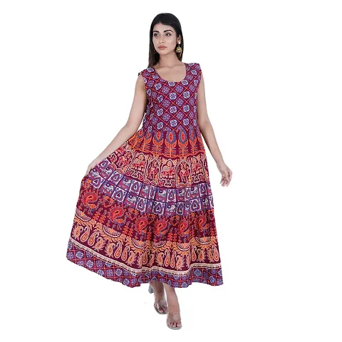 Best Selling Cotton Ethnic Gowns 