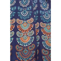 Rangun Blue  Color Cotton Printed Wrap Around Skirt-thumb4