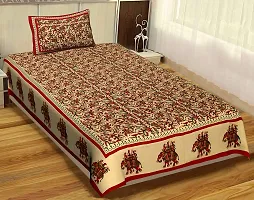 Rangun Combo of 2 Multi Color Single Bed Bedsheet Jaipuri Traditional and Ethnic Designs Bedsheet,_2_1+1_Single_128-thumb2