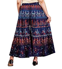 Stunning Multicoloured Cotton Printed Palazzo For Women-thumb1