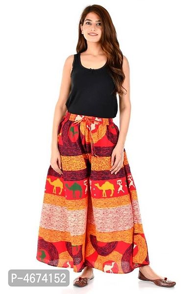 Women's Cotton Printed Palazzo-thumb0