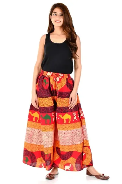 Women's Cotton Printed Palazzo