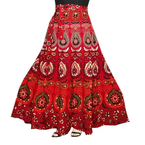 Women Cotton Printed Ethnic Skirt