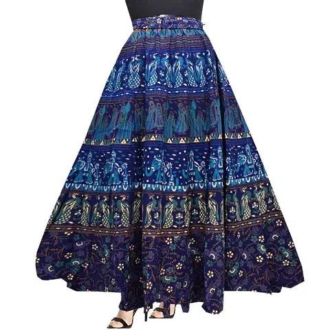 Women Cotton Printed Ethnic Skirt