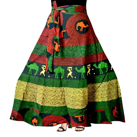 Women Cotton Printed Ethnic Skirt