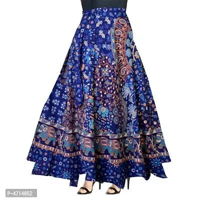 Women Cotton Printed Ethnic Skirt