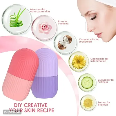 Ice Roller For Face, Neck and Body | For Puffy Eyes and Facial Skin Care, Ice Facial Cube (Random Color)-thumb5