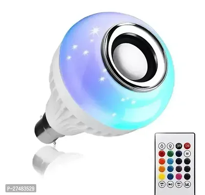 Led Bulb 5 Watt B22 Type Bluetooth Speaker Music Light Rgb Colorful Lamp With Remote Control-thumb0