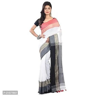 Classic Cotton Saree with Blouse piece-thumb0