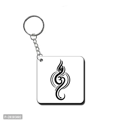 Kassy  Om Shivji Printed Keychain L_05