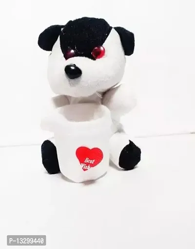 Stylish Fancy Cotton Pen Holder Soft Toy Teddy Bear Micky Mouse Soft Toy With Mini Basket