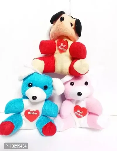 Stylish Fancy Cotton Teddy Bear Soft Toys With Keychain