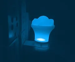 IMPERIAL TECHNOCART Small Rose Type 2 Pin Night Lamp 0.5 Watt Plug  Play Bulb for Bedroom, Living Room, Zero Watt Light Direct Socket Night Lamp (Blue- Pack of 6)-thumb4