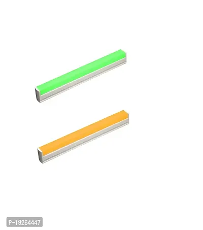 IMPERIAL TECHNOCART T5 10W 1 Feet Color Tube Light Straight Linear Batten,Home Decorative Colour Lights For Wall  Ceiling Pack of 2 (Green-1,Orange-1)