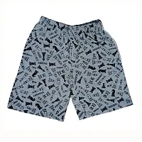 ATLANS Unisex Boy's and Girl's Printed Shorts Bermuda Pack of 6-thumb4
