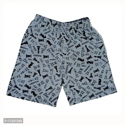 ATLANS Unisex Boy's and Girl's Printed Shorts Bermuda Pack of 6-thumb5
