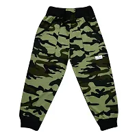 ATLANS kids Boys and Girls Unisex Woollen Army Printed Track Pants for Winters Pack of 3-thumb1