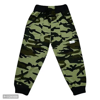 ATLANS kids Boys and Girls Unisex Woollen Army Printed Track Pants for Winters Pack of 3-thumb2
