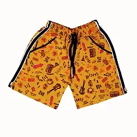 ATLANS Unisex Boy's and Girl's Printed Shorts Bermuda Pack of 3-thumb2