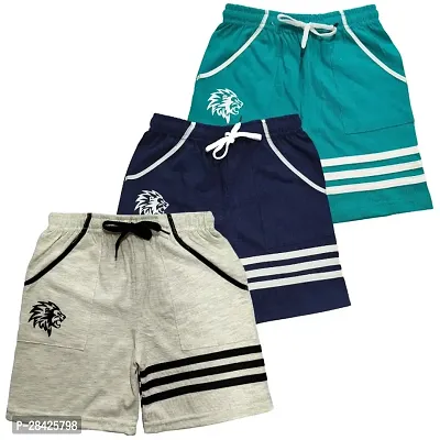 Stylish Cotton Short For Boys Pack Of 3