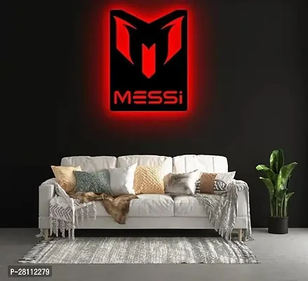 Unique Creation Multicolor Wall Decorative LED Logo Backlight Night Lamp with Remote Control Messi 19 12x12-thumb0