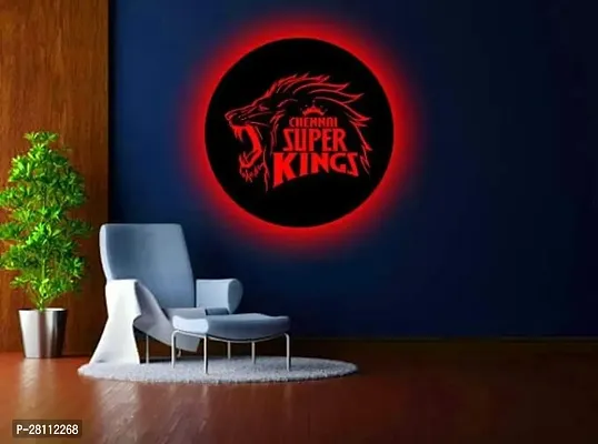 Unique Creation Multicolor Wall Decorative CSK Logo LED Backlight Night Lamp with Remote ControlMulticolor 12  12-thumb0