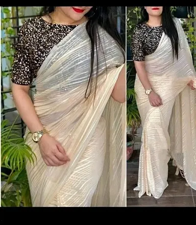 Alluring Art Silk Saree with Blouse piece 