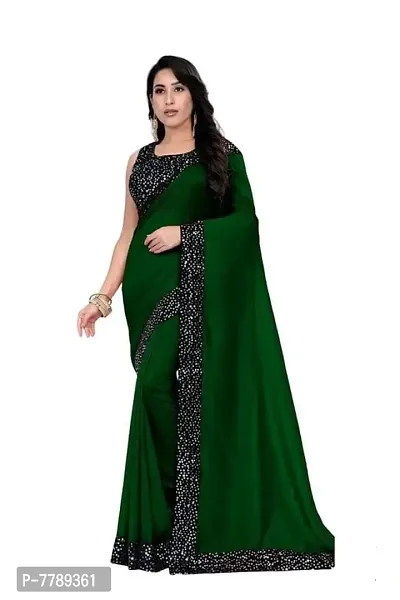 Elegant Silk Cotton Saree With Blouse Piece For Women-thumb0