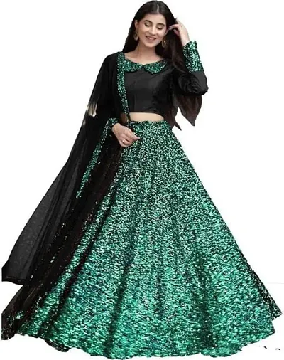 Designer Velvet with Sequence Work Lehenga choli