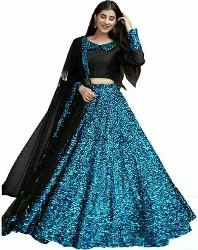 Designer Velvet with Sequence Work Lehenga choli