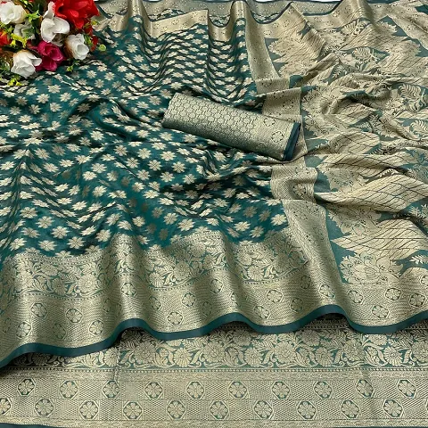 Classic Jacquard Saree with Blouse piece