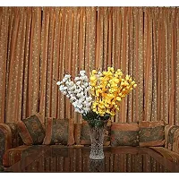 Ryme Artificial Orchid Blossom Flower (White, Yellow)-thumb1