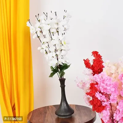 Ryme Artificial Orchid Peach Blossom Flower (White, Red)-thumb3