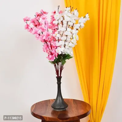 Ryme Artificial Orchid Blossom Flower (White Pink)