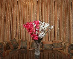 Ryme Artificial Orchid Peach Blossom Flower (White, Red)-thumb1