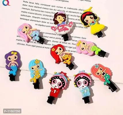 10 Clips Mix Designs Girlish Hair Clips Set Baby Hairpin for Kids Girls Toddler Barrettes Hair Accessories, (Pack of 10 Clips).-thumb3