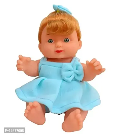 BABY JINNY Girl Small Cute Little Multicolour Doll for Boys  Girls, Kids (21 cm - Height While Standing) Pack of 01-thumb2