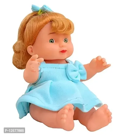 BABY JINNY Girl Small Cute Little Multicolour Doll for Boys  Girls, Kids (21 cm - Height While Standing) Pack of 01-thumb3