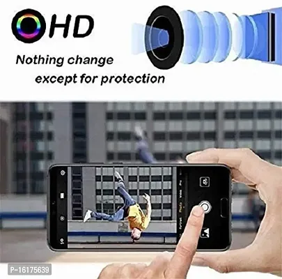 VM - PROTEC Compatible with Oneplus 10T Anti Scratch Back Camera Lens Protector Glass For Oneplus 10T [With Photo Friendly Flash Cut]-thumb4