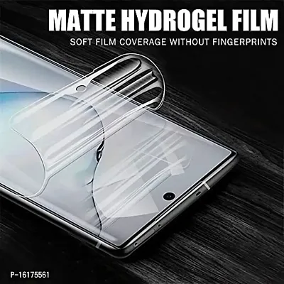 VM - PROTEC Screen Protector Compatible with Redmi Note 12 Pro Plus 5G,Edge to Edge (Full Coverage) Self Healing Unbreakable Membrane HD Anti-Scratch PET TPU Film - Clear-thumb5