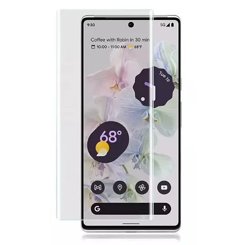 VM - PROTEC Google Pixel 7 Pro Full Glue Tempered Glass, 9H 2.5d Clear Gorilla Glass, Bubble Free Application Screen Protector Tempered Glass With Camera Glass For Google Pixel 7 Pro Brand: Thin Fit