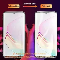 VM - PROTEC Screen Protector Compatible with Redmi Note 12 Pro Plus 5G,Edge to Edge (Full Coverage) Self Healing Unbreakable Membrane HD Anti-Scratch PET TPU Film - Clear-thumb1