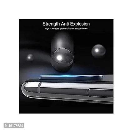 VM - PROTEC Tempered Glass with Camera Hole for Redmi Note 12 Pro Plus Screen Protector Edge to Edge Coverage with Easy Installation Shockproof Crystal Clear Transparent Back Cover Case-thumb4
