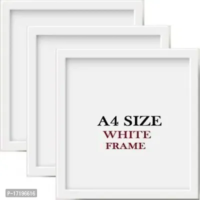 SJM Enterprises Collage Family Photo Frames, Set of 3 Wall Hanging Size- A-4 WHITE , ,-thumb2