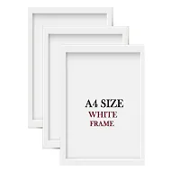 SJM Enterprises Collage Family Photo Frames, Set of 3 Wall Hanging Size- A-4 WHITE-3,-thumb1