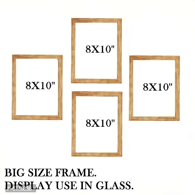 Wood Beige Square Shape Photo Frame For Gift-thumb2