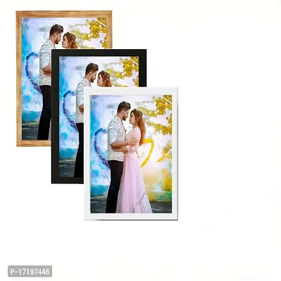 SJM Enterprises Collage Photo Frames, Set of THREE a-4 ,(multi color) Wall Hanging (3 Pcs Set) Sizx-A4-thumb0